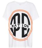 P.e Nation Acrobatics Printed Cotton T-shirt