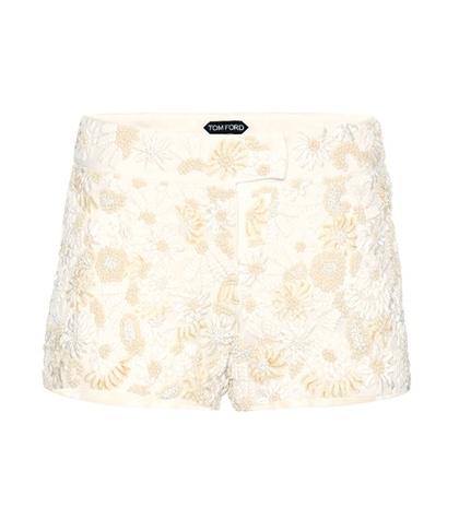 Tom Ford Embellished Silk Shorts