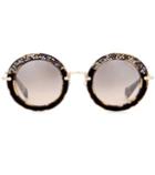 Miu Miu Noir Circle Sunglasses