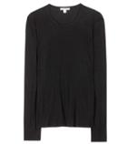 James Perse Long-sleeved Cotton Top