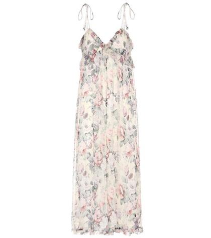 Miu Miu Printed Silk Jumpsuit