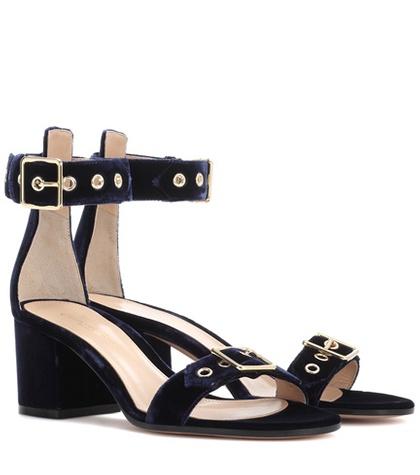 Gianvito Rossi Exclusive To Mytheresa.com - Hayes 60 Velvet Sandals