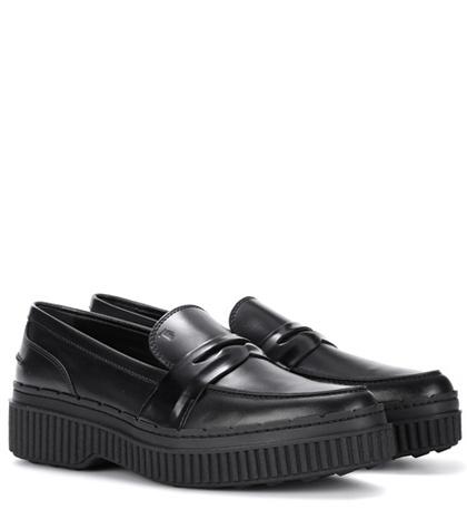 Tory Burch Leather Loafers