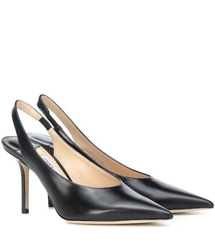 Roksanda Ivy 85 Leather Slingback Pumps