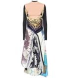 Rixo Printed Silk Dress