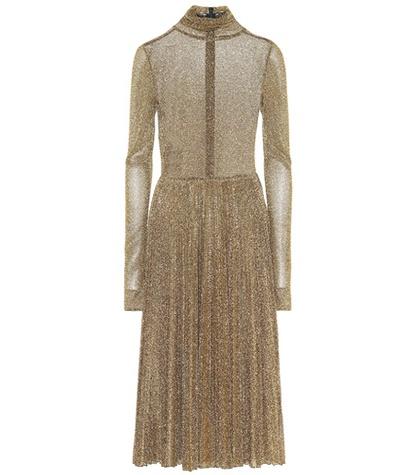 Philosophy Di Lorenzo Serafini Metallic Midi Dress