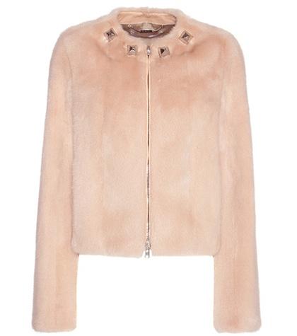 Givenchy Embellished Mink Fur Jacket