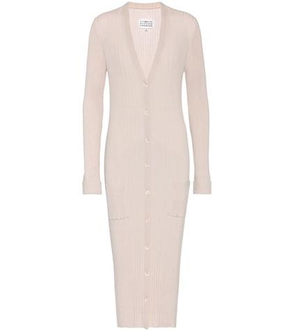 Maison Margiela Long Wool Cardigan