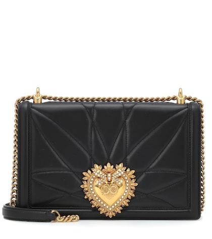 Missoni Large Devotion Leather Shoulder Bag