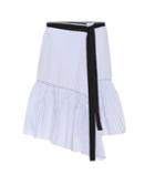 J Brand Striped Cotton-blend Skirt