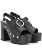Mcq Alexander Mcqueen Mace Harness Leather Clogs