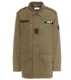 Saint Laurent Love Cotton-blend Twill Jacket