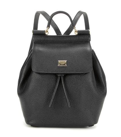 Dolce & Gabbana Sicily Leather Backpack