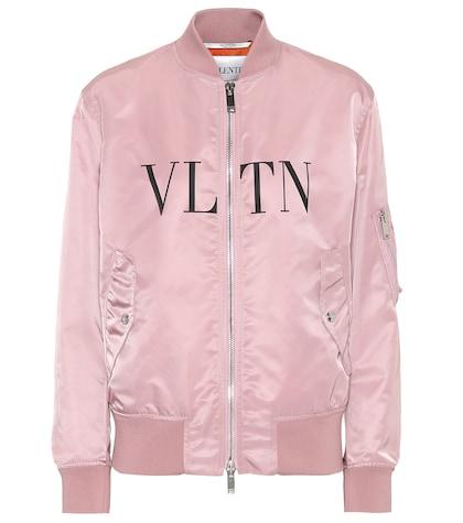 Valentino Vltn Satin Bomber
