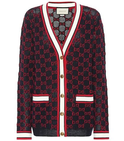 Gucci Intarsia Wool Cardigan