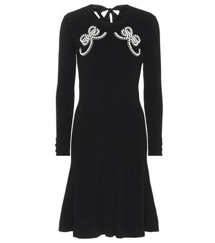 Fendi Embellished Knit Dress