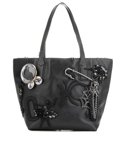Marc Jacobs Wingman Embellished Leather Shopper