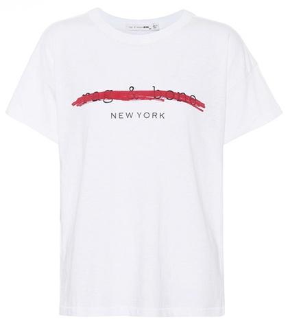 Rag & Bone Printed Cotton T-shirt