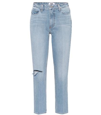 Paige Sarah High-waisted Straight Jeans