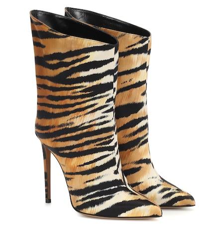 Emilio Pucci Exclusive To Mytheresa – Alex Low Printed Satin Ankle Boots
