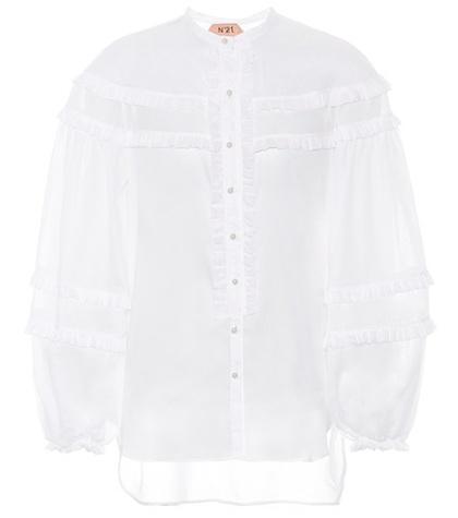 N21 Embellished Cotton Shirt