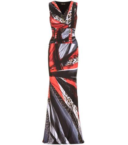 Roberto Cavalli V-neckline Dress