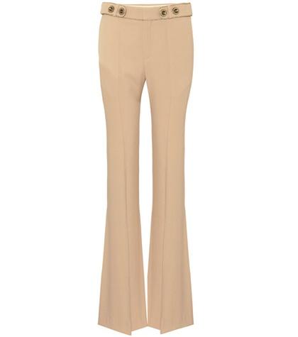 Chlo Exclusive To Mytheresa.com – Crêpe-cady Trousers