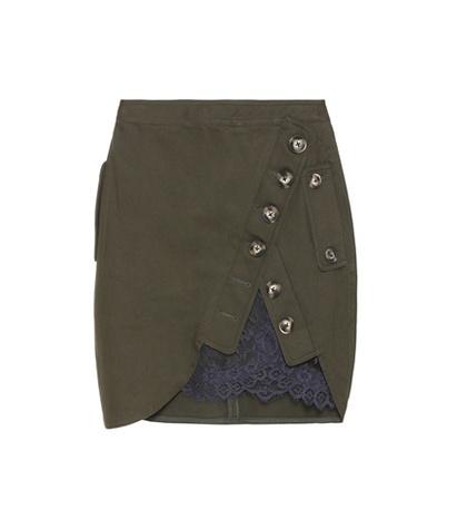 Self-portrait Utility Canvas Skirt