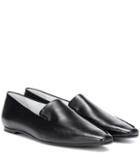 The Row Minimal Leather Loafers