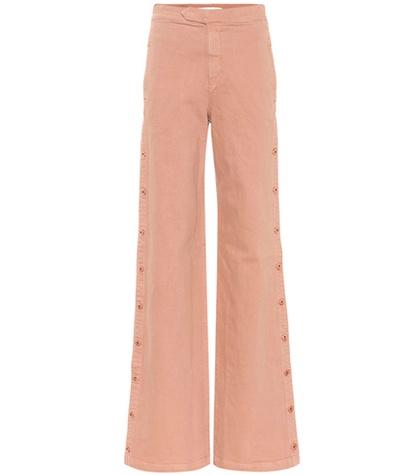 Jonathan Simkhai Button-down Wide-leg Jeans
