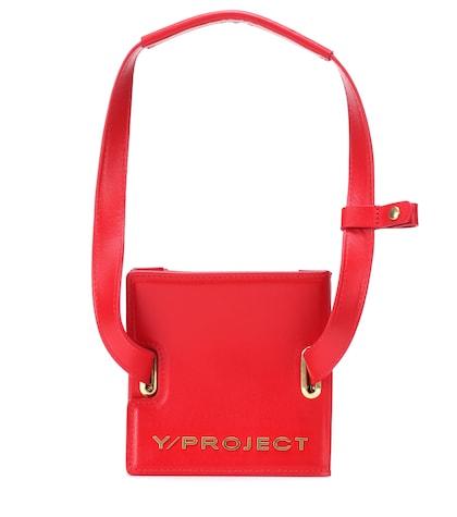 Y/project Accordion Leather Shoulder Bag