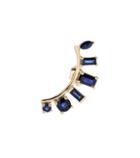 Loren Stewart Sapphire Multi-shaped Gem Arc Stud