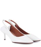 Valentino Exclusive To Mytheresa.com – Babouche Leather Slingback Pumps