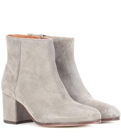 Common Projects Zip Suede Ankle Boots
