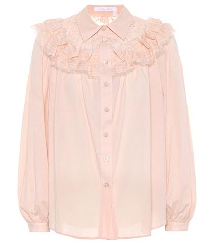 Anya Hindmarch Lace Cotton Shirt