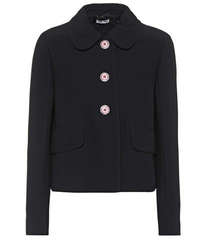 Etro Crystal-embellished Crêpe Jacket