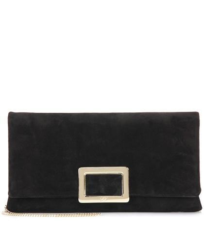 Roger Vivier Suede Clutch