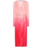 Attico Silk Organza Wrap Dress