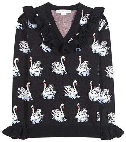 Stella Mccartney Ruffled Virgin Wool Sweater