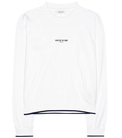 Athena Procopiou Mary Ann Printed Cotton Sweatshirt