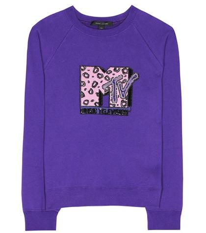 Marc Jacobs Sequinned Cotton Sweatshirt