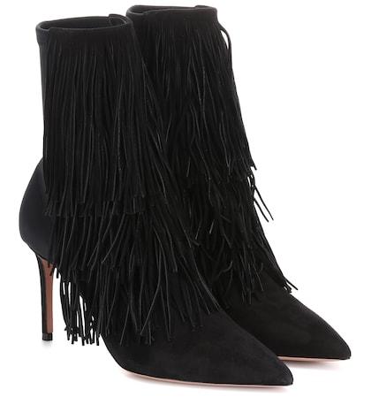 Vetements Shake Stretch 85 Suede Ankle Boots