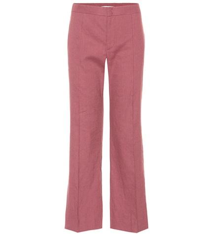 Isabel Marant, Toile Oxy Linen-blend Cropped Trousers