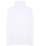 Velvet Lux Cotton-blend Turtleneck Top