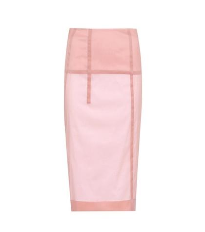 Victoria Beckham Silk-blend Skirt