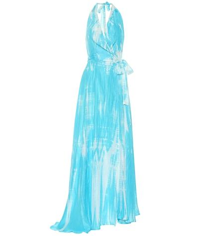 Anna Kosturova Exclusive To Mytheresa – Tie-dye Silk Maxi Dress