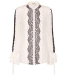 Etro Lace And Silk Shirt
