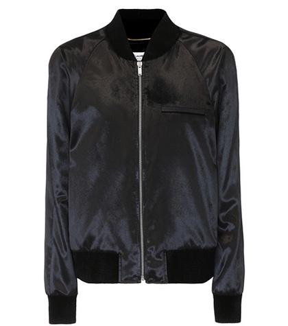 Saint Laurent Velvet Bomber Jacket