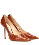 Jimmy Choo Love 100 Leather Pumps