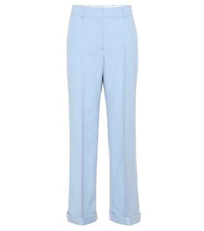 Racil Charlie Wool Crêpe Wide-leg Pants